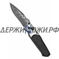 Нож Arcitech Carbon Fiber Damascus SOG складной SG_A03